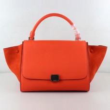 Celine Classic oranje suède leren tassen Celine Classic oranje suède leren tassen
