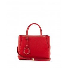 Fendi 2Jours Mini Shopping Tote Rood Fendi 2Jours Mini Shopping Tote Rood