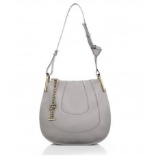 Chloe Hayley Kleine leren hobo-tas in grijs Chloe Hayley Kleine leren hobo-tas in grijs