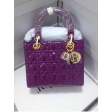 Replica Dior Lady Default handtas in slangenleer paars Replica Dior Lady Default handtas in slangenleer paars