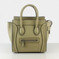 Celine Medium Luggage Tote Beige Grijze Leren Tas Celine Medium Luggage Tote Beige Grijze Leren Tas