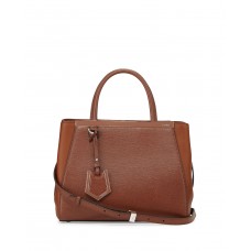 Fendi 2Jours Petite Tote Bag Walnoot/Cognac Fendi 2Jours Petite Tote Bag Walnoot/Cognac