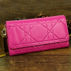 Christian Dior lakleren Cannage Continental portemonnee 0016 roze Christian Dior lakleren Cannage Continental portemonnee 0016 roze