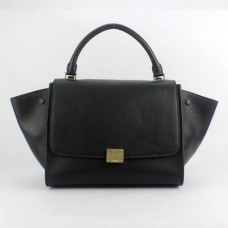 Celine Classic zwarte trapeziumvormige leren tassen Celine Classic zwarte trapeziumvormige leren tassen