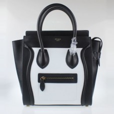 Celine Medium Luggage Tote Zwart Wit Handtassen Celine Medium Luggage Tote Zwart Wit Handtassen