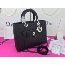 Replica Dior Lady Default handtas van echt leer, zwart Replica Dior Lady Default handtas van echt leer, zwart