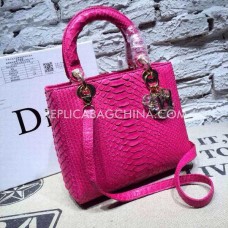 Replica Dior Lady Default handtas met slangenprint Replica Dior Lady Default handtas met slangenprint