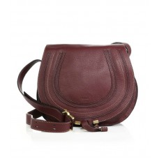 Chloe Marcie Medium Ronde Crossbodytas Donker Fluweel Chloe Marcie Medium Ronde Crossbodytas Donker Fluweel