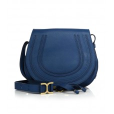 Chloe Marcie middelgrote crossbodytas blauw Chloe Marcie middelgrote crossbodytas blauw