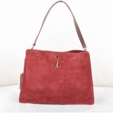 Celine EDGE Suède Lederen Tas Donkerrood 309 Celine EDGE Suède Lederen Tas Donkerrood 309