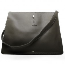 Celine Original leren schoudertas donkergroen 3355 Celine Original leren schoudertas donkergroen 3355