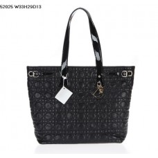 Dior Panarea schoudertas van zwart lamsleer (goudkleurige hardware) 9626 Dior Panarea schoudertas van zwart lamsleer (goudkleurige hardware) 9626