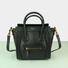 Celine Small Luggage Tote Black Snake Bags Celine Small Luggage Tote Black Snake Bags