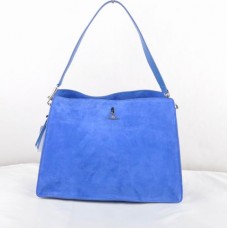 Celine EDGE Suède Lederen Tas Blauw 309 Celine EDGE Suède Lederen Tas Blauw 309