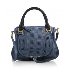 Chloe Marcie Medium Geperforeerde Schoudertas Chloe Marcie Medium Geperforeerde Schoudertas