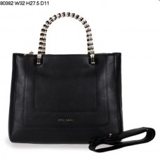 Nieuwe Bvlgari Serpenti handtas van kalfsleer, zwart, modelnummer 80382 Nieuwe Bvlgari Serpenti handtas van kalfsleer, zwart, modelnummer 80382