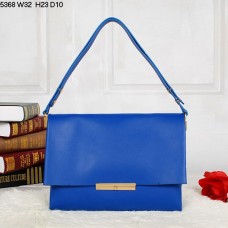 Celine Blade Flap schoudertas van kalfsleer, blauw, model 5368 Celine Blade Flap schoudertas van kalfsleer, blauw, model 5368