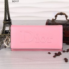 Christian Dior roze portemonnee met klep 117 Christian Dior roze portemonnee met klep 117