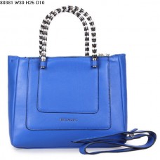 Nieuwe Bvlgari Hand Carry Serpenti Ferrari leren tas, blauw, model 80381 Nieuwe Bvlgari Hand Carry Serpenti Ferrari leren tas, blauw, model 80381
