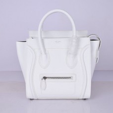 Celine Medium Luggage Tote witte handtas 26 cm Celine Medium Luggage Tote witte handtas 26 cm