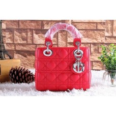 Replica Dior Lady Default Lamsleer Rood Replica Dior Lady Default Lamsleer Rood
