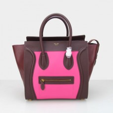 Celine Large Luggage Tote Rose Wine Bags 30cm Celine Large Luggage Tote Rose Wine Bags 30cm