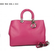Dior Diorissimo Jumbo Tas Perzik Nappa Leer (Zilverkleurige Hardware) 8002 Dior Diorissimo Jumbo Tas Perzik Nappa Leer (Zilverkleurige Hardware) 8002