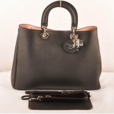 Dior Diorissimo Jumbo Tas Zwart Origineel Leer (Gouden Hardware) 602 Dior Diorissimo Jumbo Tas Zwart Origineel Leer (Gouden Hardware) 602