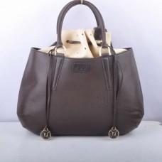Fendi B Fab Coffee Deerskin Leather Large Top-handle Bag Fendi B Fab Coffee Deerskin Leather Large Top-handle Bag
