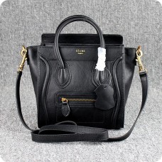 Celine Small Luggage Tote Black Leather Bags Celine Small Luggage Tote Black Leather Bags