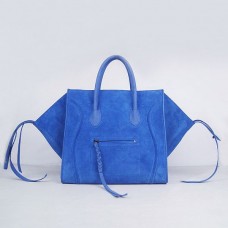 Celine blauwe Boston suède tassen Celine blauwe Boston suède tassen