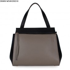 Celine EDGE Kalfsleren Tas Khaki/Zwart 26938 Celine EDGE Kalfsleren Tas Khaki/Zwart 26938