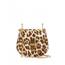 Chloe Drew Mini Schoudertas met Luipaardprint Chloe Drew Mini Schoudertas met Luipaardprint