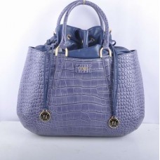 Fendi B Fab grote handtas met krokodillenleren aderen Fendi B Fab grote handtas met krokodillenleren aderen