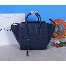 Celine Boston tas van kalfsleer in marineblauw Celine Boston tas van kalfsleer in marineblauw