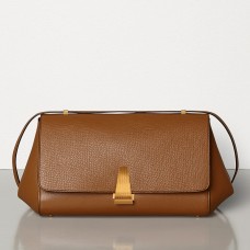 Bottega Veneta Small BV Angle Bag in Brown Palmellato Bottega Veneta Small BV Angle Bag in Brown Palmellato