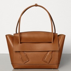 Bottega Veneta Arco 48 tas in hout, Frans kalfsleer Bottega Veneta Arco 48 tas in hout, Frans kalfsleer