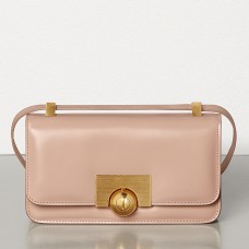 Bottega Veneta Mini BV Classic tas in nude kalfsleer Bottega Veneta Mini BV Classic tas in nude kalfsleer