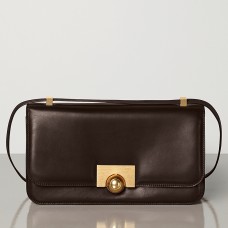 Bottega Veneta BV Classic tas in chocoladebruin Frans kalfsleer Bottega Veneta BV Classic tas in chocoladebruin Frans kalfsleer