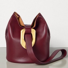 Bottega Veneta Drop Bag in bordeauxrood nappaleer Bottega Veneta Drop Bag in bordeauxrood nappaleer