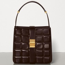 Bottega Veneta gewatteerde Marie-tas van Fondente-papierkalf Bottega Veneta gewatteerde Marie-tas van Fondente-papierkalf