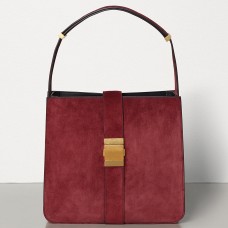 Bottega Veneta Marie tas in bordeauxrood suède leer Bottega Veneta Marie tas in bordeauxrood suède leer