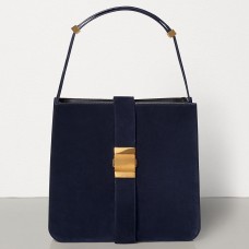 Bottega Veneta Marie tas in marineblauw suède leer Bottega Veneta Marie tas in marineblauw suède leer