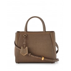 Fendi 2Jours Petite Shopping Tote Bag Bruin Fendi 2Jours Petite Shopping Tote Bag Bruin