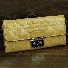 Dior Flap Wallet 9002 Geel Dior Flap Wallet 9002 Geel