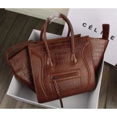 Celine Coffee Boston tas van krokodillenleer Celine Coffee Boston tas van krokodillenleer