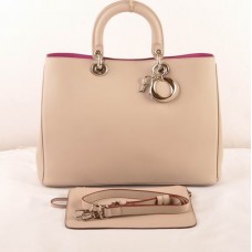 Dior Diorissimo Jumbo Tas Beige Origineel Leer (Gouden Hardware) 602 Dior Diorissimo Jumbo Tas Beige Origineel Leer (Gouden Hardware) 602