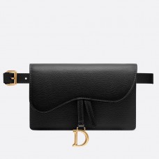 Dior zadeltas van zwart kalfsleer Dior zadeltas van zwart kalfsleer