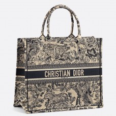 Dior Book Tote Toile De Jouy-tas Dior Book Tote Toile De Jouy-tas