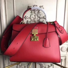 Dior DiorAddict Tote Bag in rood kalfsleer Dior DiorAddict Tote Bag in rood kalfsleer